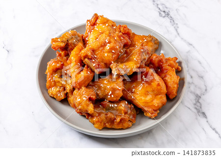 sweet and Sour Fried Chicken Skeleton Glazed Deep Fried Bone In Poultry Carcass sweet and Sour Fried Chicken Skeleton Glazed Deep Fried Bone In Poultry Carcass 141873835