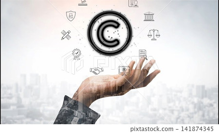 Copyright protection and intellectual property rights concept Marrow Copyright protection and intellectual property rights concept Marrow 141874345