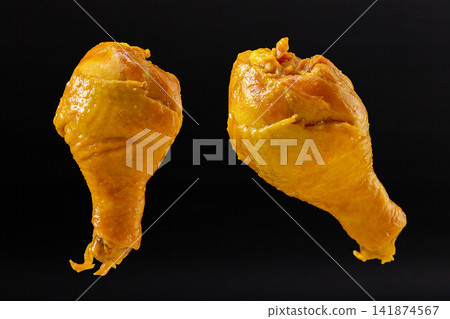 guangdong Salt Baked Chicken Drumsticks Traditional Cantonese Steamed Yellow Feathery Poultry Legs guangdong Salt Baked Chicken Drumsticks Traditional Cantonese Steamed Yellow Feathery Poultry Legs 141874567