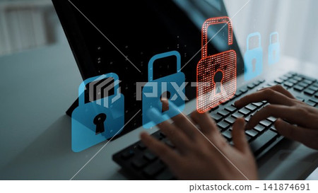 Cybersecurity Breach Highlighting Data Vulnerability Marrow Cybersecurity Breach Highlighting Data Vulnerability Marrow 141874691