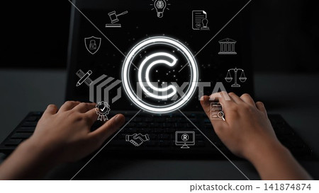 Copyright protection and intellectual property rights concept Marrow Copyright protection and intellectual property rights concept Marrow 141874874