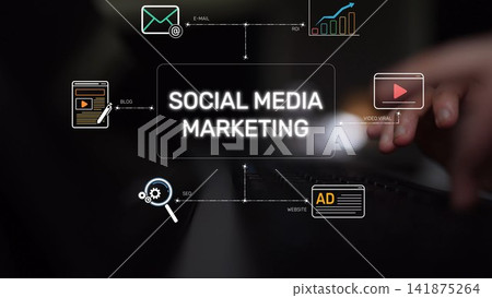 Social Media Marketing Strategy and Engagement Visualization Muxer Social Media Marketing Strategy and Engagement Visualization Muxer 141875264