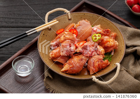 soy Sauce Braised Pork Trotters with Rich Savory Flavor soy Sauce Braised Pork Trotters with Rich Savory Flavor 141876360
