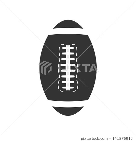 American football icon, American football silhouette, American ball icon, American football svg. American football icon, American football silhouette, American ball icon, American football svg. 141876913