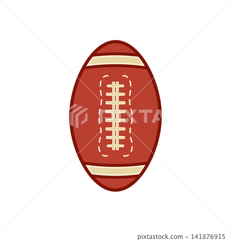 American football vector illustration, American football svg, American ball icon, American football vector. American football vector illustration, American football svg, American ball icon, American football vector. 141876915