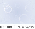 A simple background image featuring lavender-colored bubbles and water droplets. 141878249