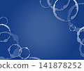 A simple horizontal background featuring navy blue bubbles and water droplets. 141878252