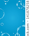 A refreshing vertical background image featuring spreading bubbles. 141878258