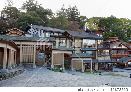 A beautiful wooden hot spring inn (Kusatsu Onsen, Kusatsu Town, Agatsuma District, Gunma Prefecture) A beautiful wooden hot spring inn (Kusatsu Onsen, Kusatsu Town, Agatsuma District, Gunma Prefecture) 141878263