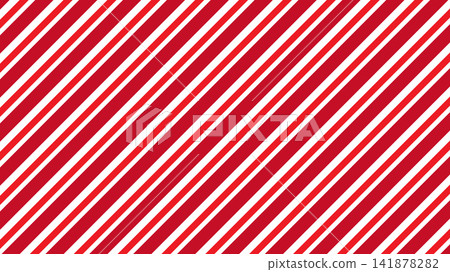 Abstract red diagonal striped pattern background for Christmas, peppermint candy or wrapping paper Abstract red diagonal striped pattern background for Christmas, peppermint candy or wrapping paper 141878282