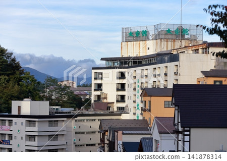 A typical Japanese hot spring town scene (Kusatsu Onsen, Kusatsu Town, Agatsuma District, Gunma Prefecture) A typical Japanese hot spring town scene (Kusatsu Onsen, Kusatsu Town, Agatsuma District, Gunma Prefecture) 141878314