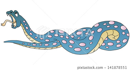 手繪動物插畫☆蛇 手繪動物插畫☆蛇 141878551
