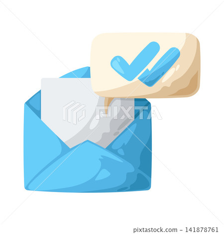 Illustration of Read Message Illustration of Read Message 141878761