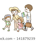 Family going on a trip in the summer 141879239