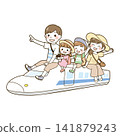 Family trip by Shinkansen (bullet train) - Summer 141879243