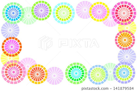 Frame Geometric Pattern White Space Frame Geometric Pattern White Space 141879584