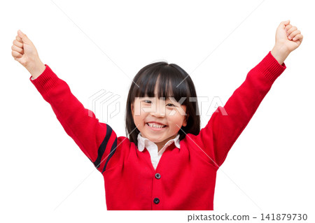 Expressive Asian little girl showing different emotions and gestures, cute child communication concept isolated on white background Expressive Asian little girl showing different emotions and gestures, cute child communication concept isolated on white background 141879730