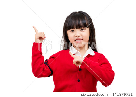 Expressive Asian little girl showing different emotions and gestures, cute child communication concept isolated on white background Expressive Asian little girl showing different emotions and gestures, cute child communication concept isolated on white background 141879731