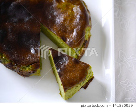 Matcha Basque Cheesecake Matcha Basque Cheesecake 141880039