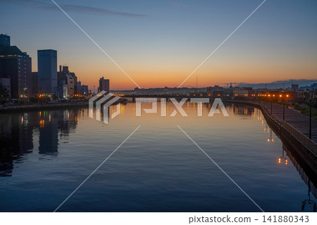 Dawn of Kushiro Harbor Dawn of Kushiro Harbor 141880343