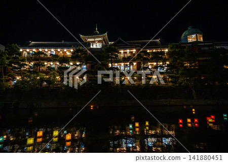 Tokaikan "Matsukawa Lantern Floating Festival" [Ito City, Shizuoka Prefecture] Scenery of Izu 141880451