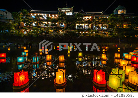 安津祭、松川燈籠放飛儀式、伊豆風景 [靜岡縣伊東市] 141880583
