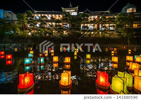 安津祭、松川燈籠放飛儀式、伊豆風景 [靜岡縣伊東市] 141880590