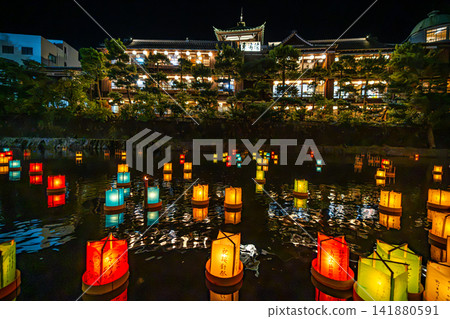 安津祭、松川燈籠放飛儀式、伊豆風景 [靜岡縣伊東市] 141880591