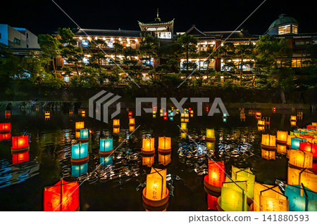 安津祭、松川燈籠放飛儀式、伊豆風景 [靜岡縣伊東市] 141880593