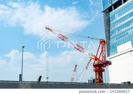 Metropolitan Expressway and the area in front of Shibuya Station's west exit under construction. 2026.07 d-1 Metropolitan Expressway and the area in front of Shibuya Station's west exit under construction. 2026.07 d-1 141880627