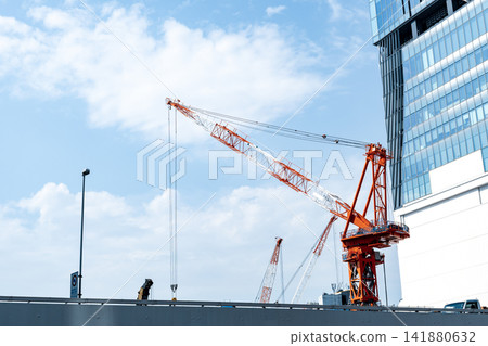 Metropolitan Expressway and the area in front of Shibuya Station's west exit under construction. 2026.07 d-5 Cool Color Metropolitan Expressway and the area in front of Shibuya Station's west exit under construction. 2026.07 d-5 Cool Color 141880632