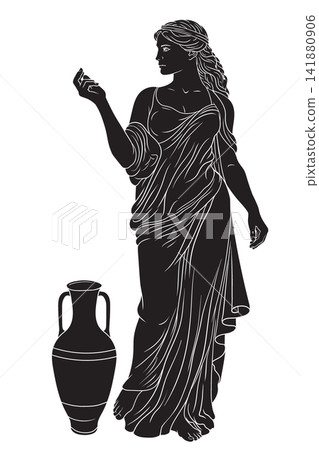 Vector Greek women. Vector Greek women. 141880906