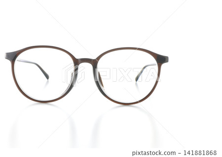 Glasses photographed on a white background Glasses photographed on a white background 141881868