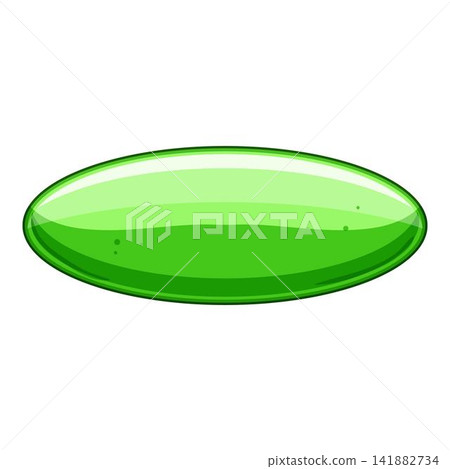 Green glossy oval ui web button element Green glossy oval ui web button element 141882734