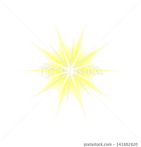 Bright golden light flare vector graphic element Bright golden light flare vector graphic element 141882820