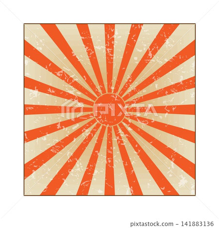 Vintage sunburst background with radial rays Vintage sunburst background with radial rays 141883136