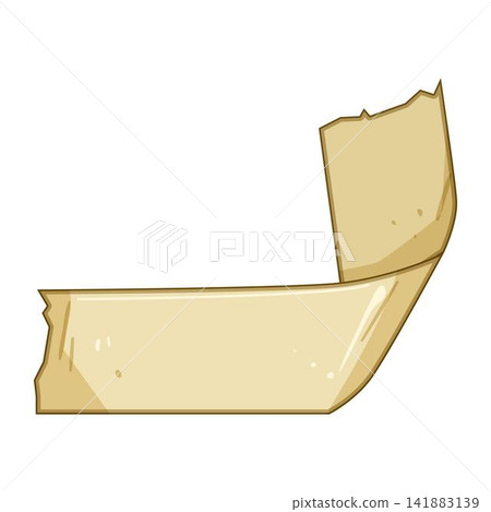 Adhesive tape piece creating copy space banner Adhesive tape piece creating copy space banner 141883139