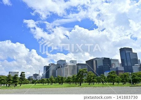 皇宮廣場和丸之內地區的建築群 皇宮廣場和丸之內地區的建築群 141883730