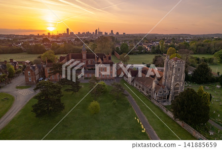Aerial Shot Of Croydon Skyline 141885659