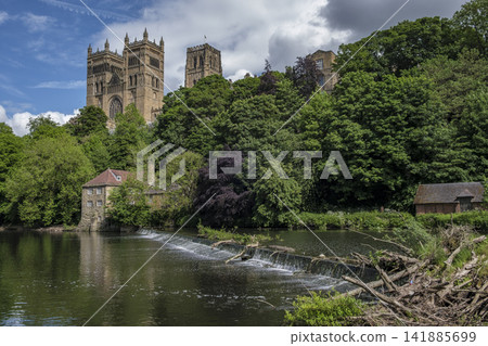 Durham Cathedral and weir Durham Cathedral and weir 141885699