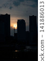 Evening scenery of Yokohama Minato Mirai Evening scenery of Yokohama Minato Mirai 141886013