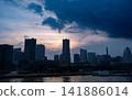 Evening scenery of Yokohama Minato Mirai Evening scenery of Yokohama Minato Mirai 141886014