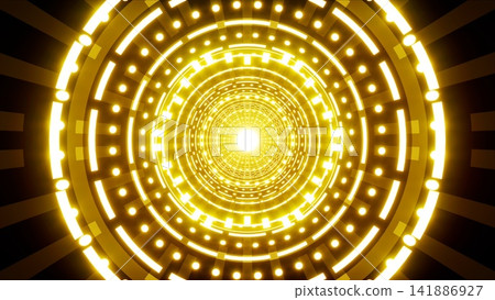 Yellow Glitter Event Tunnel Yellow Glitter Event Tunnel 141886927