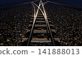 分支點複雜的鐵路軌道 141888013