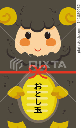 Cute sheep-shaped New Year's money envelope Cute sheep-shaped New Year's money envelope 141889082