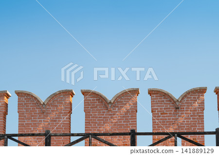 Exploring the majestic architecture of Tula Kremlin Museum under a clear blue sky in Tula Russia Exploring the majestic architecture of Tula Kremlin Museum under a clear blue sky in Tula Russia 141889129