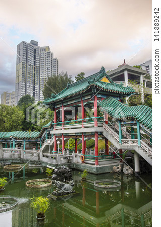 Wong Tai Sin Temple in Hong Kong, China Wong Tai Sin Temple in Hong Kong, China 141889242
