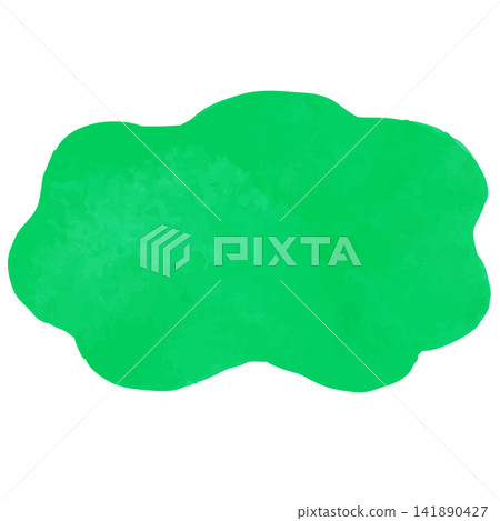 Hand-drawn style geometric frame, green Hand-drawn style geometric frame, green 141890427