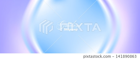 Radiant gradient background with a purple oval frame. Blue aqua light blends through the gradient and leaves an open center on the background. Futuristic vector backdrop for technology poster design Radiant gradient background with a purple oval frame. Blue aqua light blends through the gradient and leaves an open center on the background. Futuristic vector backdrop for technology poster design 141890863