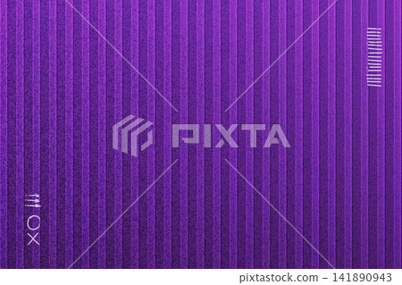 Purple texture on corrugated metal container siding with fine grain. Fluted ribs form a speckled surface with sparse white marks. Vector corrugated texture for poster design or digital advertising Purple texture on corrugated metal container siding with fine grain. Fluted ribs form a speckled surface with sparse white marks. Vector corrugated texture for poster design or digital advertising 141890943